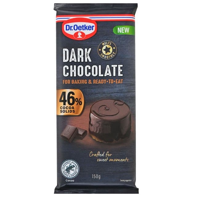 ČOKO ZA KUH DARK 46% 150 g DR OETKER