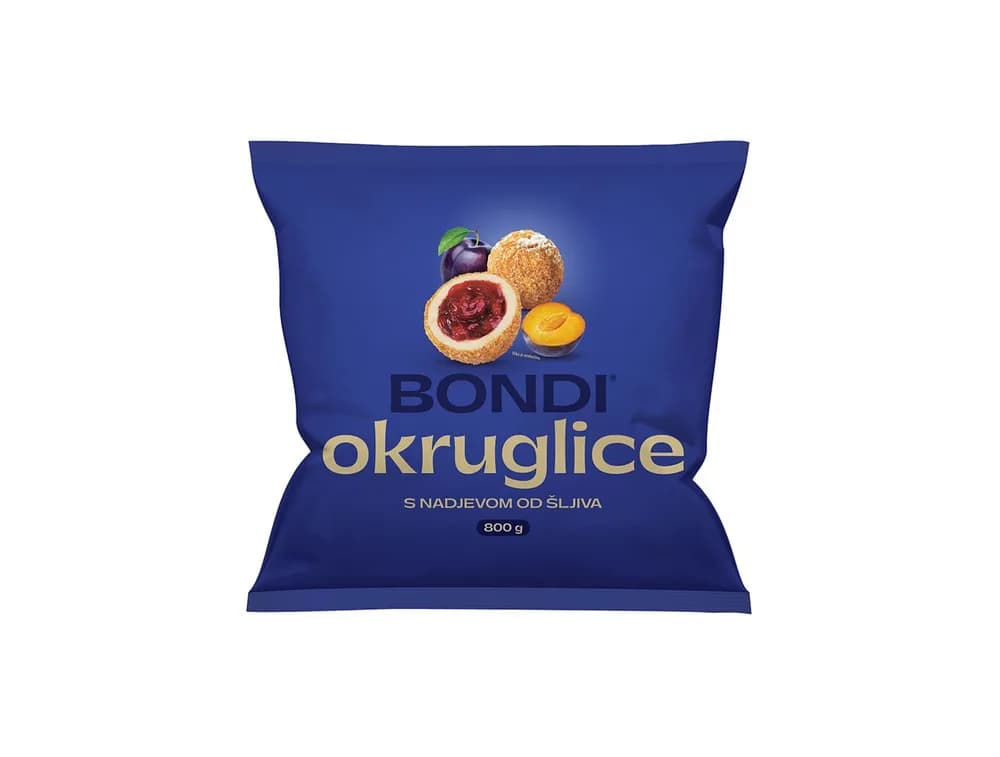 OKRUGLICE S ŠLJIV 800 g BONDI