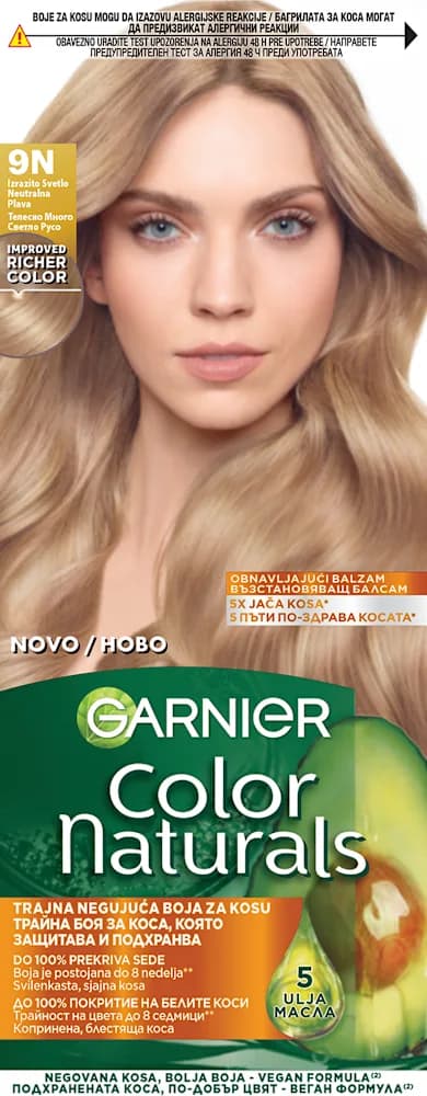 Boja za kosu Garnier Color Naturals 9N Nude Blonde