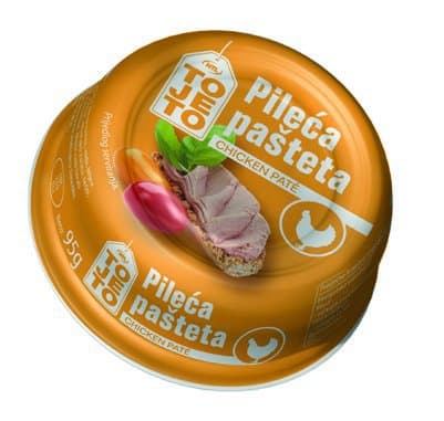 PAŠTETA PILEĆA 95 g TOJETO