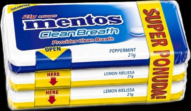 Mentos bomb.Clean Breath, 2x21 g