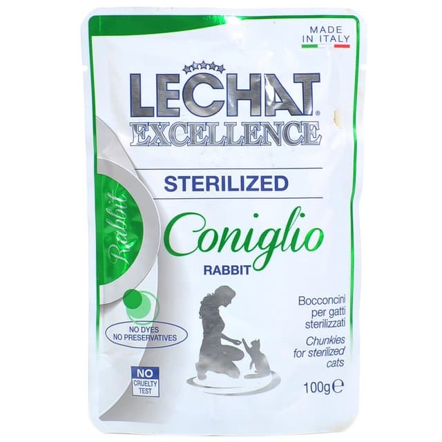 Lechat Excellence Hrana za sterilizirane mačke zečetina
