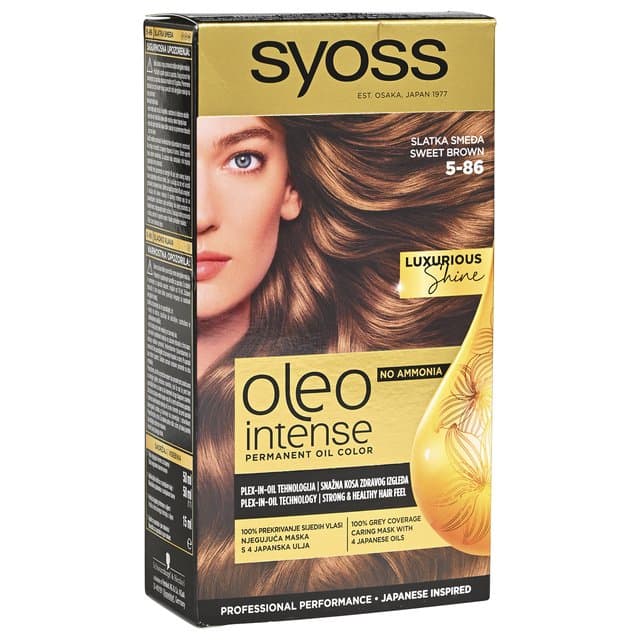 Syoss Oleo 5-86 Slatka Smeđa Boja za Kosu