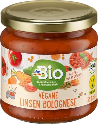 dmBio veg. bolonjez od leće, 350 ml