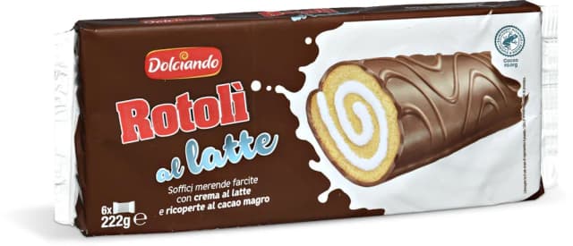 MLIJEČNA ROLADA 6 kom 222g