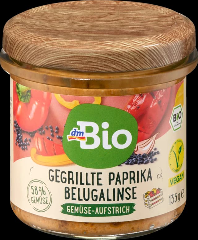 dmBio namaz pečena paprika i leća 135 g