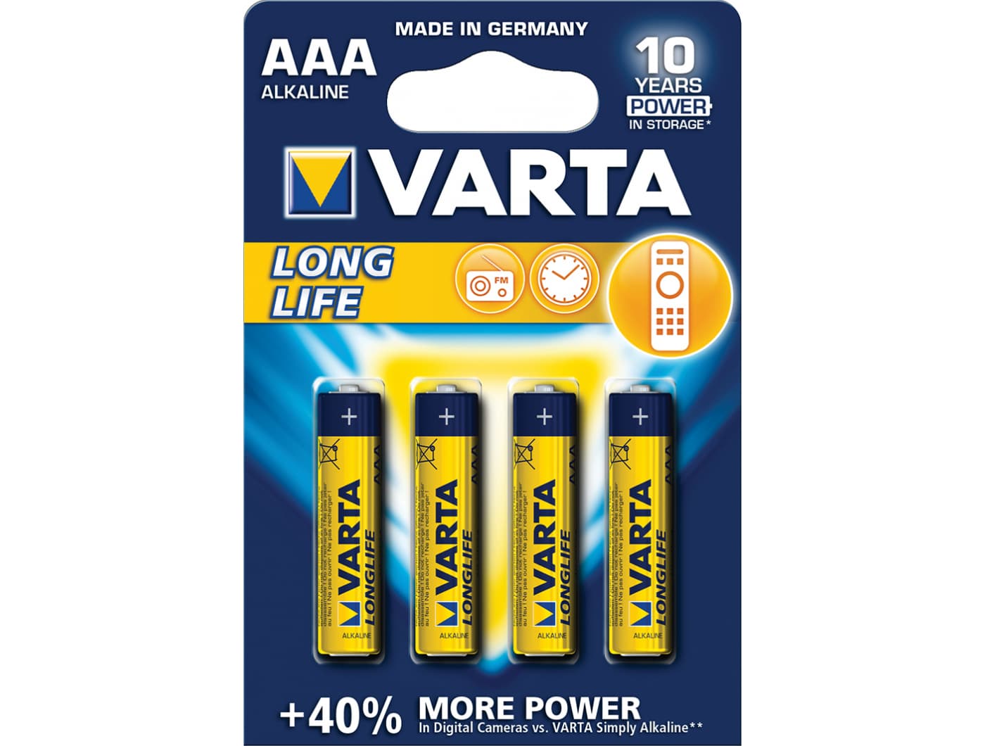 Baterije Varta Longlife Extra AAA