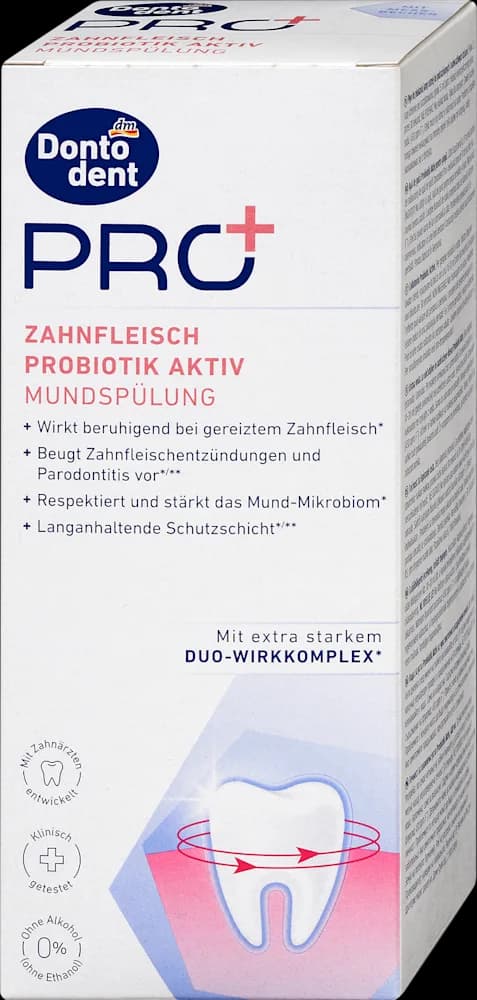 Dontodent PRO+ zub.vod. probiotik 400 ml