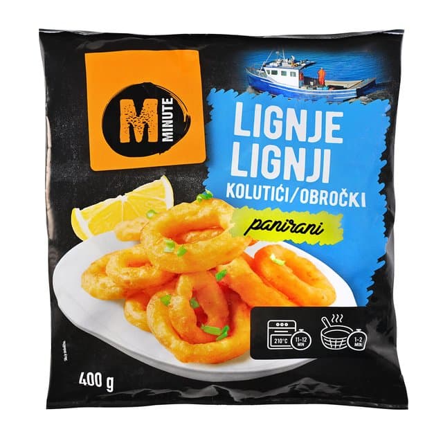 LIGNJA PANIRANI KOLUTIĆI 400 g MINUTE