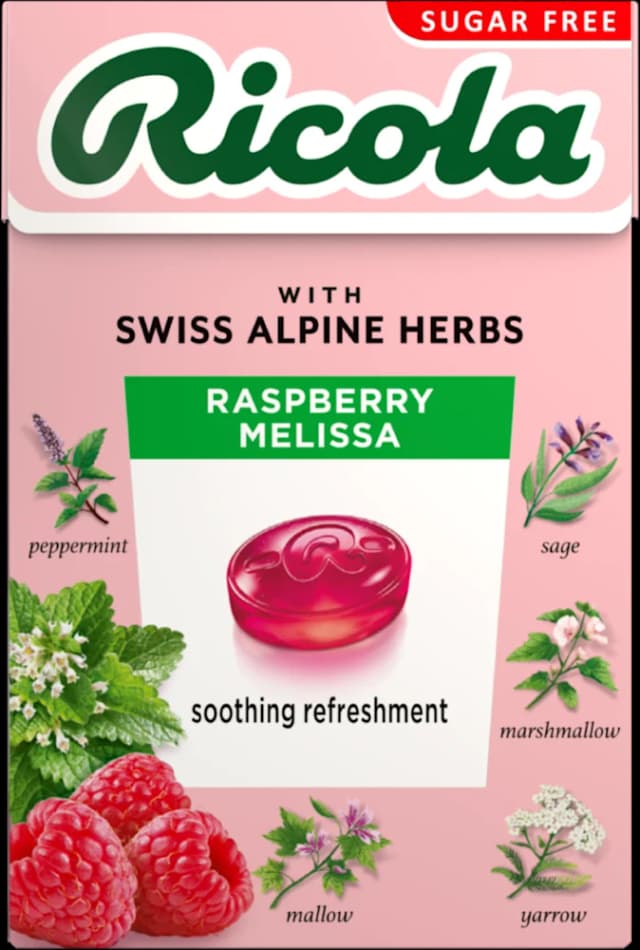 Bomboni Ricola Malina Melisa