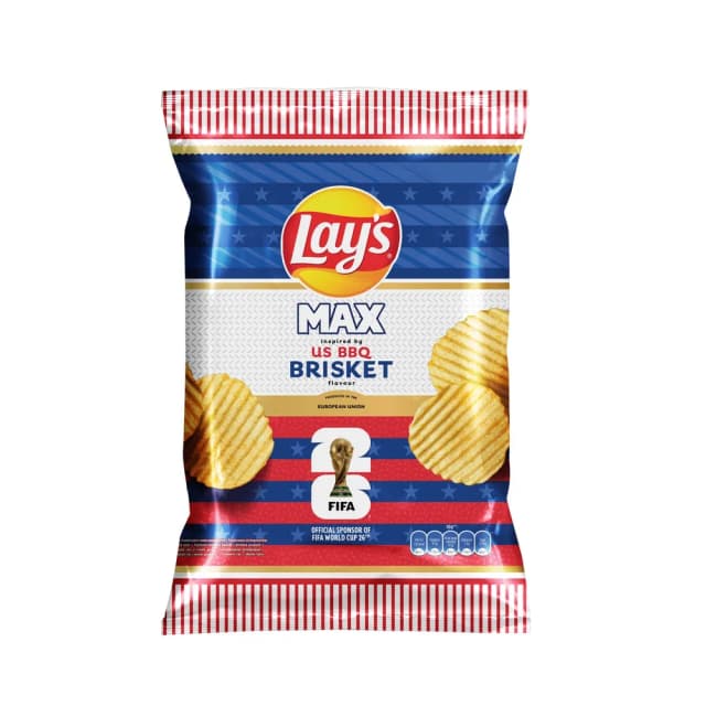ČIPS LAYS REBRASTI BARBECUE 120 g