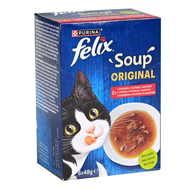 Juha za mačke Felix meso