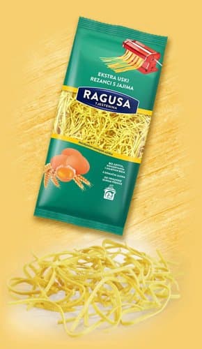 Ragusa Ekstra Široki Rezanci s Jajima