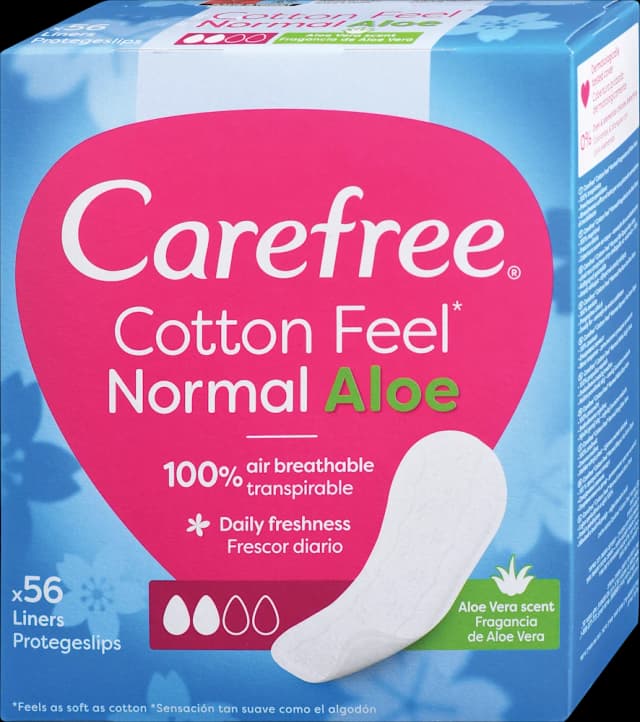 Ulošci Carefree Cotton Aloe 56 kom