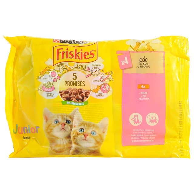 Hrana za mačke Friskies Junior Piletina