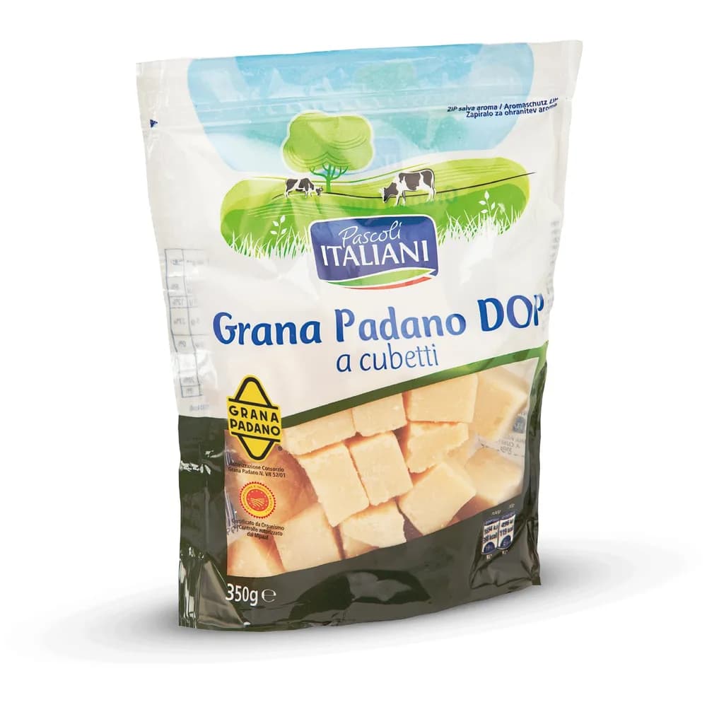 SIR GRANA PADANO DOP KOCKICE 350g
