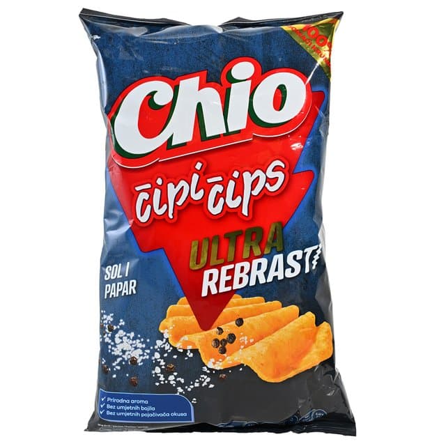 ČIPS CHIO 120 g ULTRA SOL&PAP