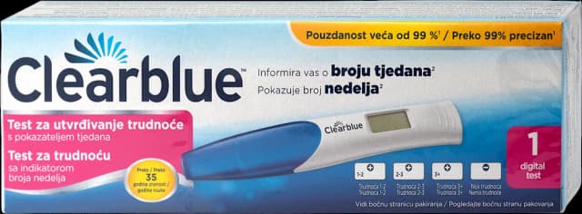 Clearblue dig.test s pok.začeća 1 kom.