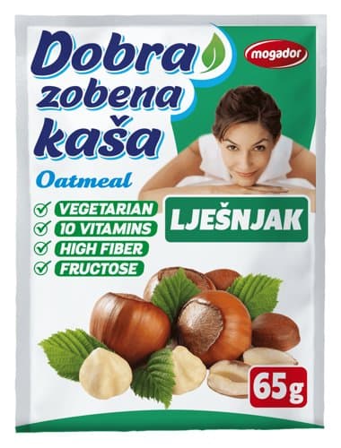 Zobena kaša lješnjak