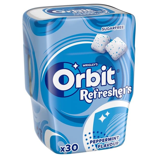 Žvakaće gume Orbit Refreshers Peppermint bočica