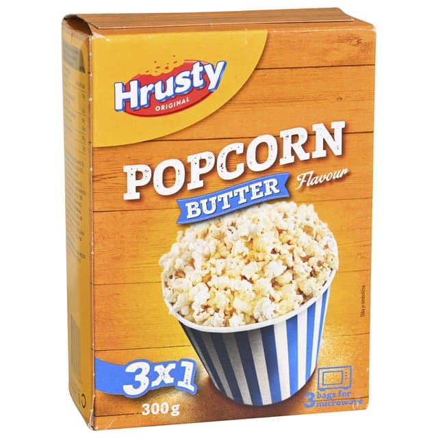POPCORN K PLUS HRUSTY MASLAC 3X100g