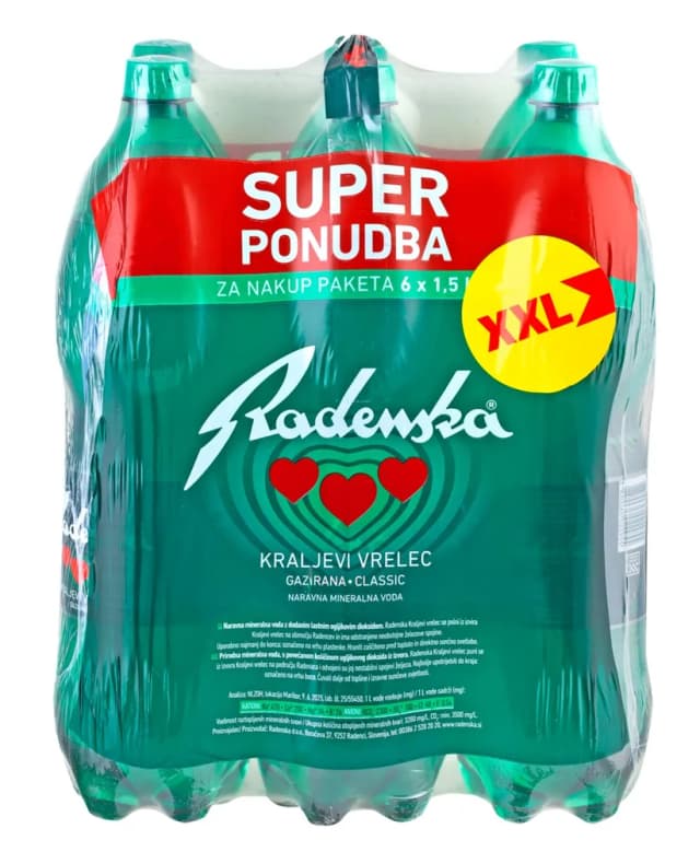 Mineralna voda 6 × 1,5 L
