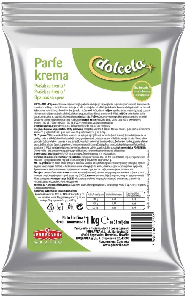 Parfe krema 1 kg