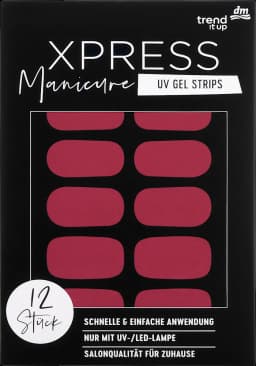 tIU folija/manik.UV gel t.crv. 12 kom.