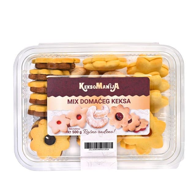 KEKS DOMAĆI MIX 500g KEKSOMANIJA