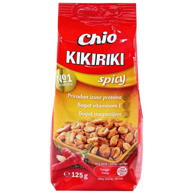 Kikiriki prženi bez ulja spicy