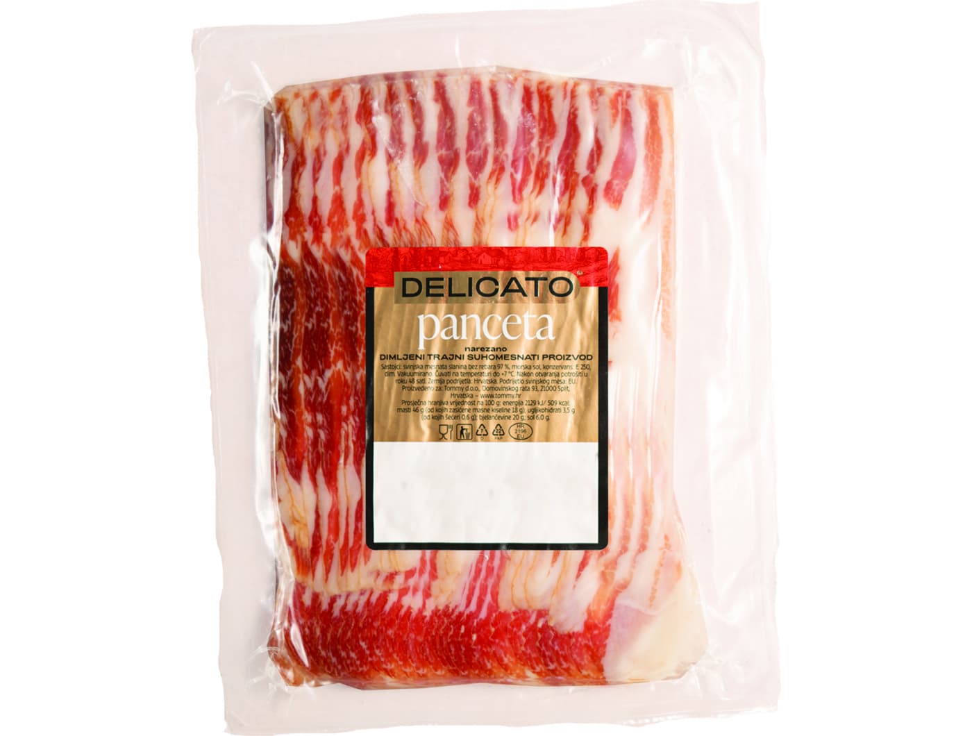 PANCETA REZANA VAC /kg DELI