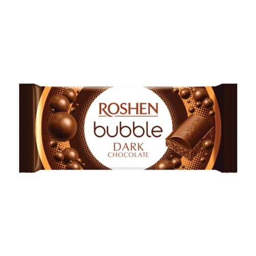 ČOKOLADA TAMNA S MJEHURIĆIMA 80 g ROSHEN