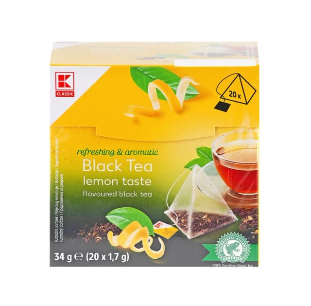 KLC.Čaj crni Limun 20x1,7g