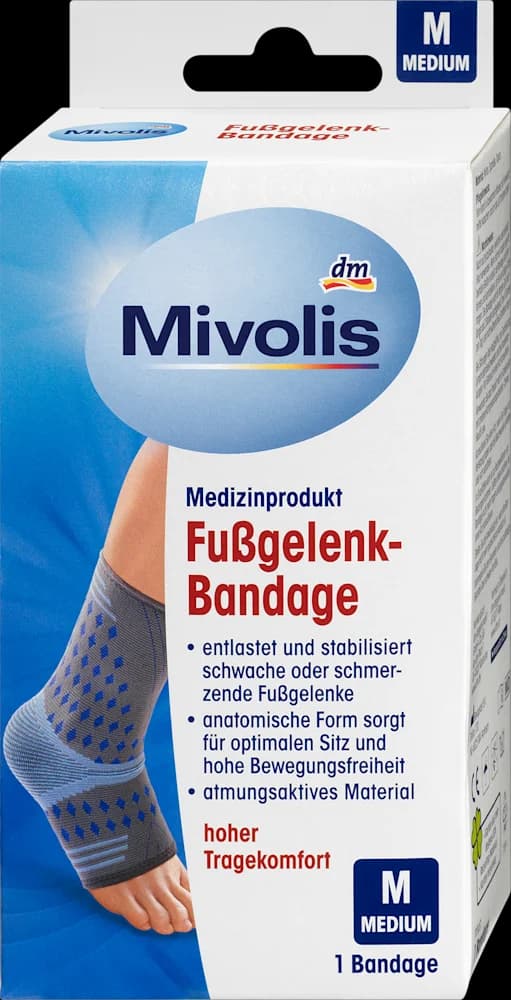 Mivolis steznik/gležanj vel. M, 1 kom.