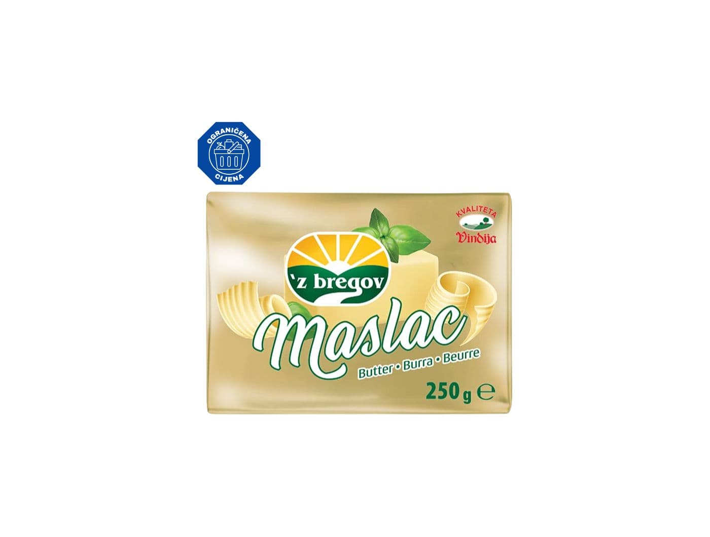 Z bregov Z bregov Maslac 84% m.m. 250 g