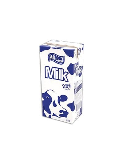 MLIJEKO UHT 2.8% 1L BEZ ČEP MILKLAND