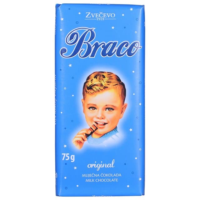 Čokolada Braco mliječna