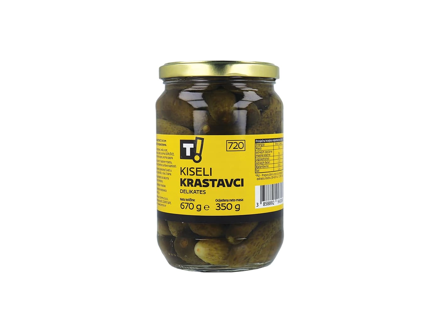 KRASTAVAC DELIKATES 670g T!