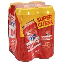 Pivo Karlovačko Limenka 4x0.5L