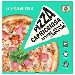 Pizza pršut i gljive 375 g