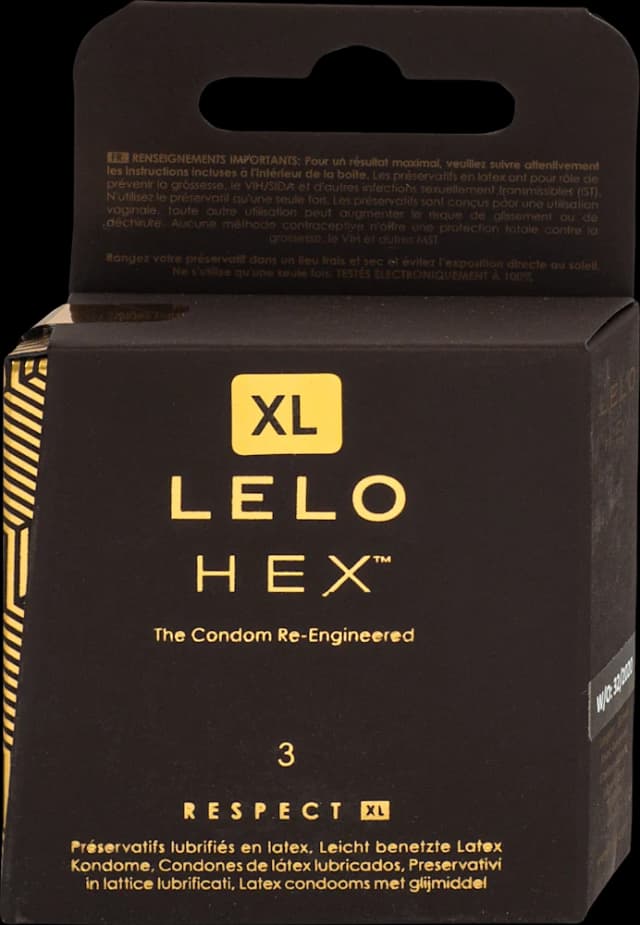 Prezervativi Lelo Hex Respect XL 3 kom