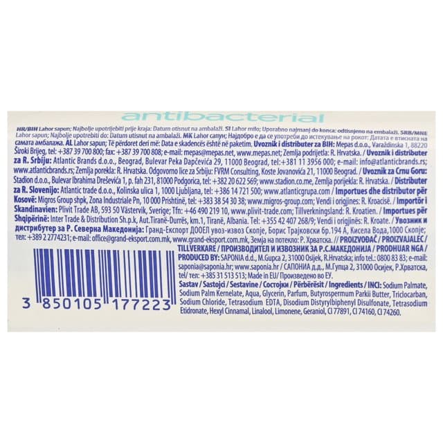 Sapun Lahor Antibacterial