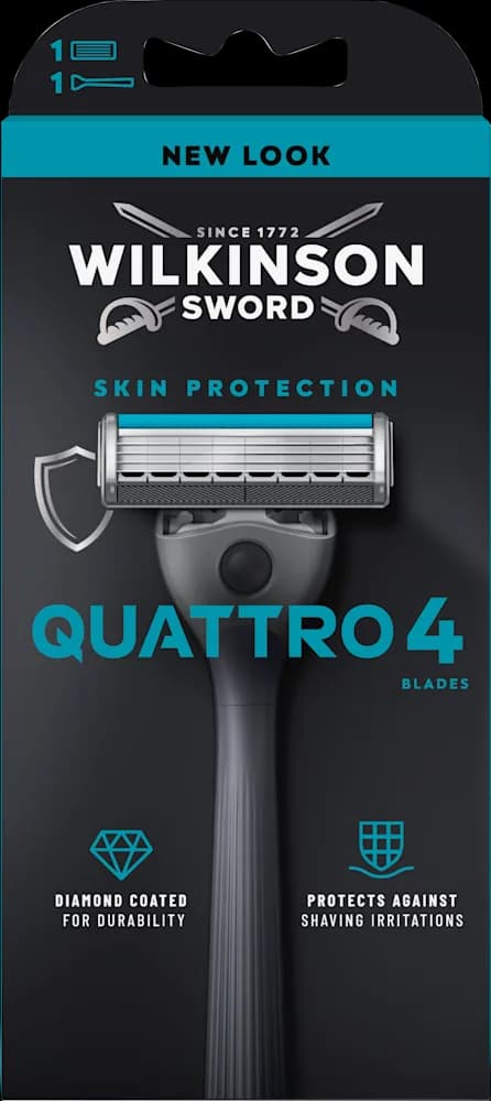 Wilkinson Quattro 4.brij.+ 1 britv. OS