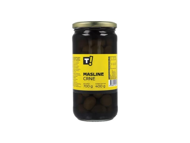 MASLINE CRNE 700 g T!