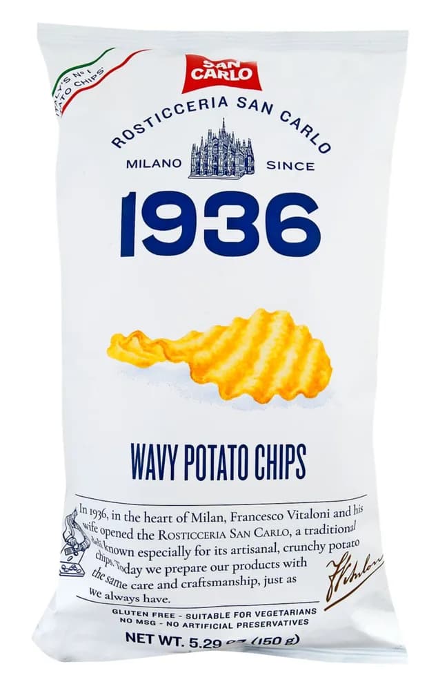 San Carlo Čips valoviti 150 g