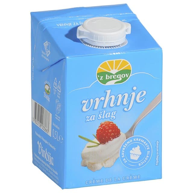 Vrhnje za šlag 36% mm