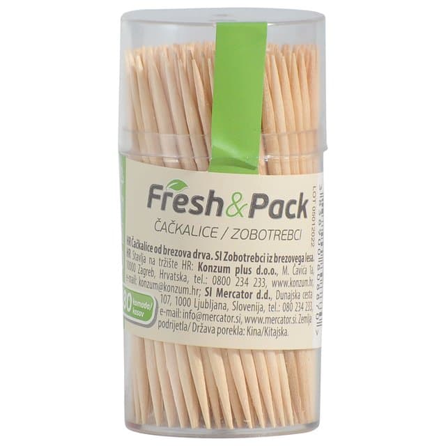 ČAČKALICE FRESH&PACK 180/1