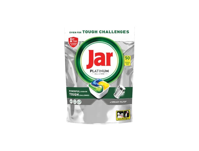 Jar Platinum All in One Lemon tablete za perilicu posuđa 50 kom