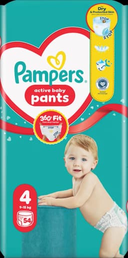 Active Baby pelene gaće S4 54 kom