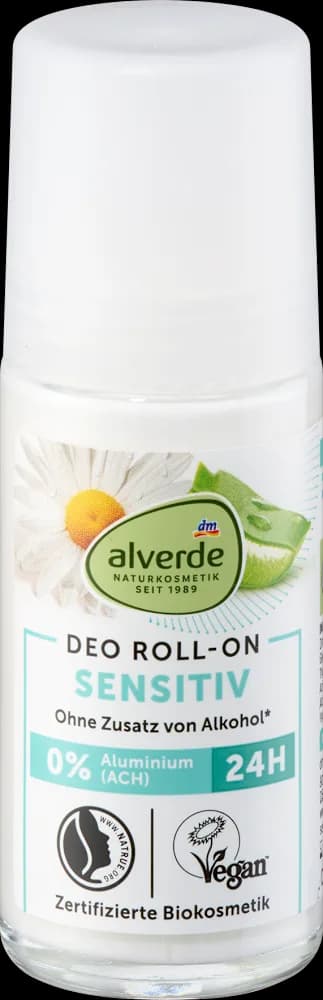 alverde deo roll-on sens.a.vera&kam.50ml
